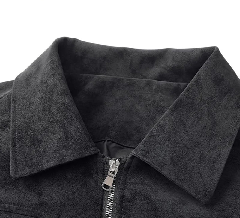 Casual Zip-Up Jacket – Loose Fit