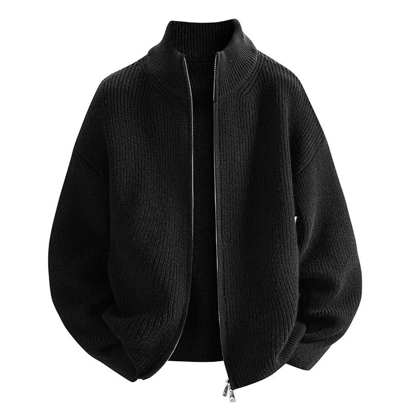 Casual Knit Sweater – Crew Neck, Loose Fit Korean Style