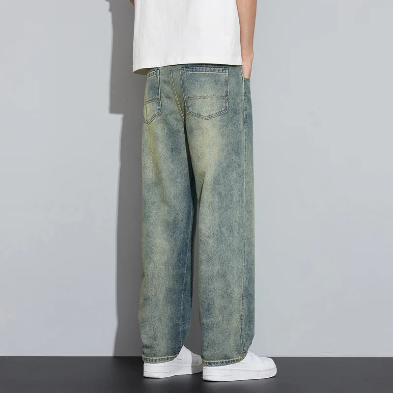 Vintage Loose Fit Straight Jeans