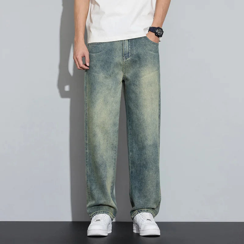 Vintage Loose Fit Straight Jeans