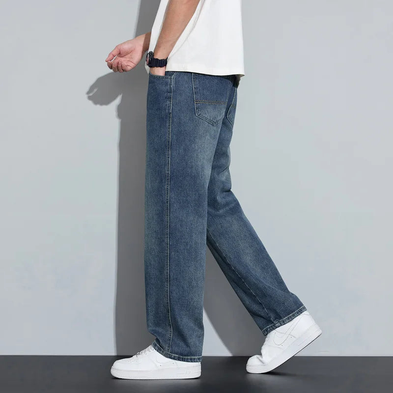 Vintage Loose Fit Straight Jeans