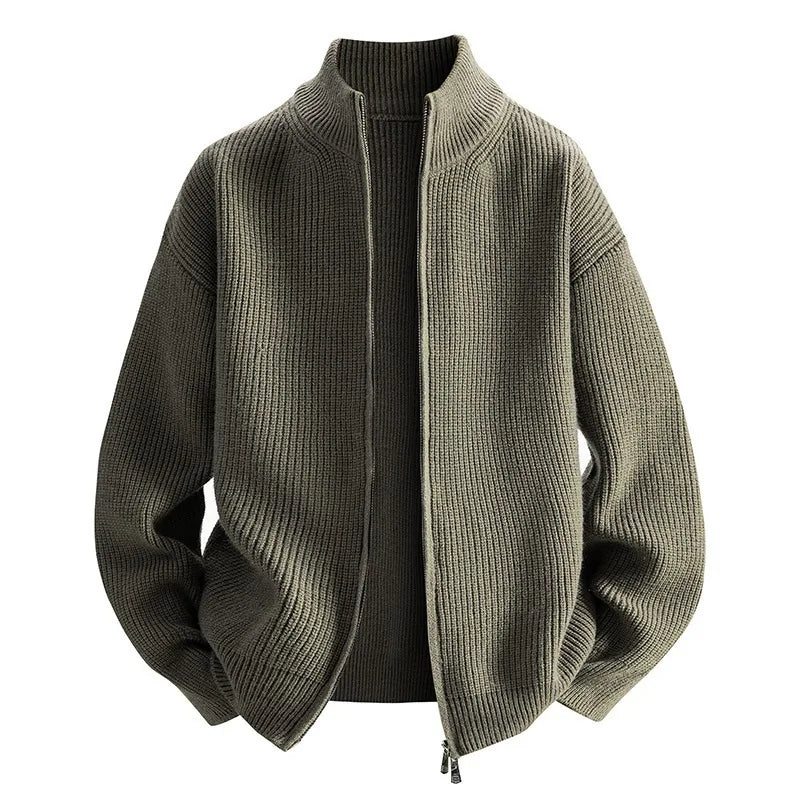 Casual Knit Sweater – Crew Neck, Loose Fit Korean Style