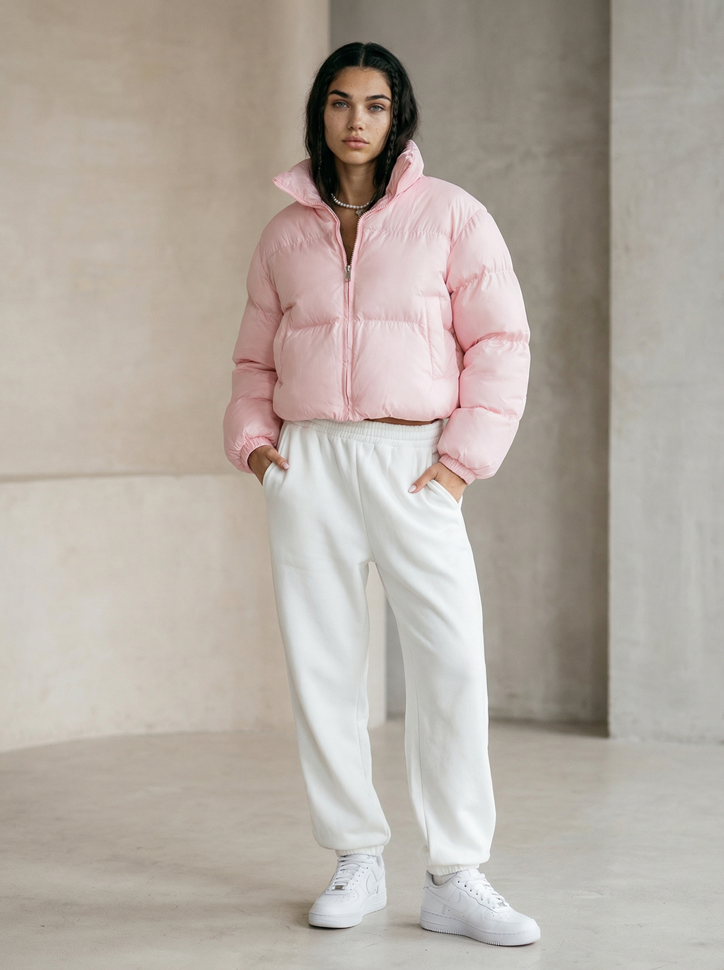 Women’s Short Cotton-Padded Jacket