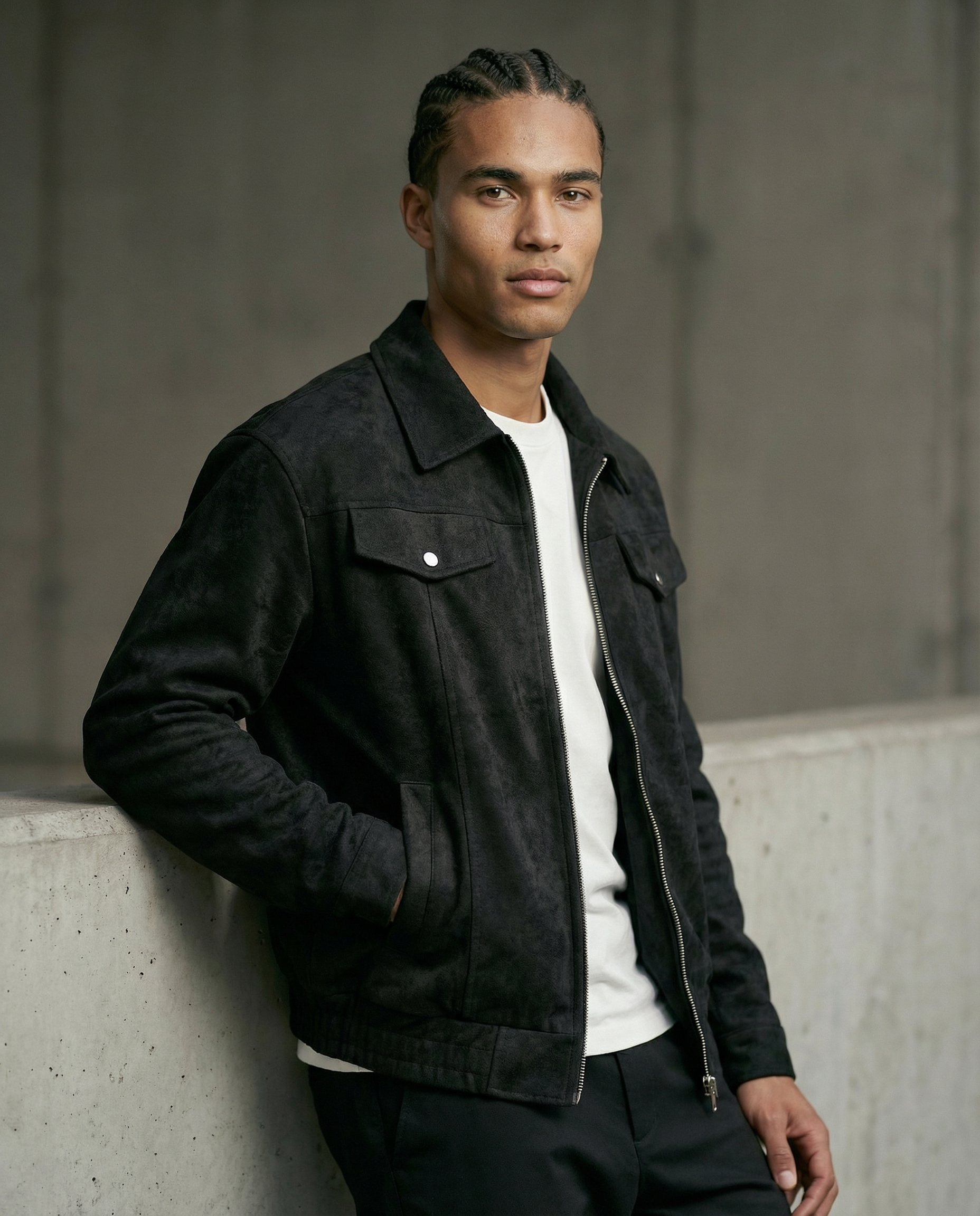 Casual Zip-Up Jacket – Loose Fit