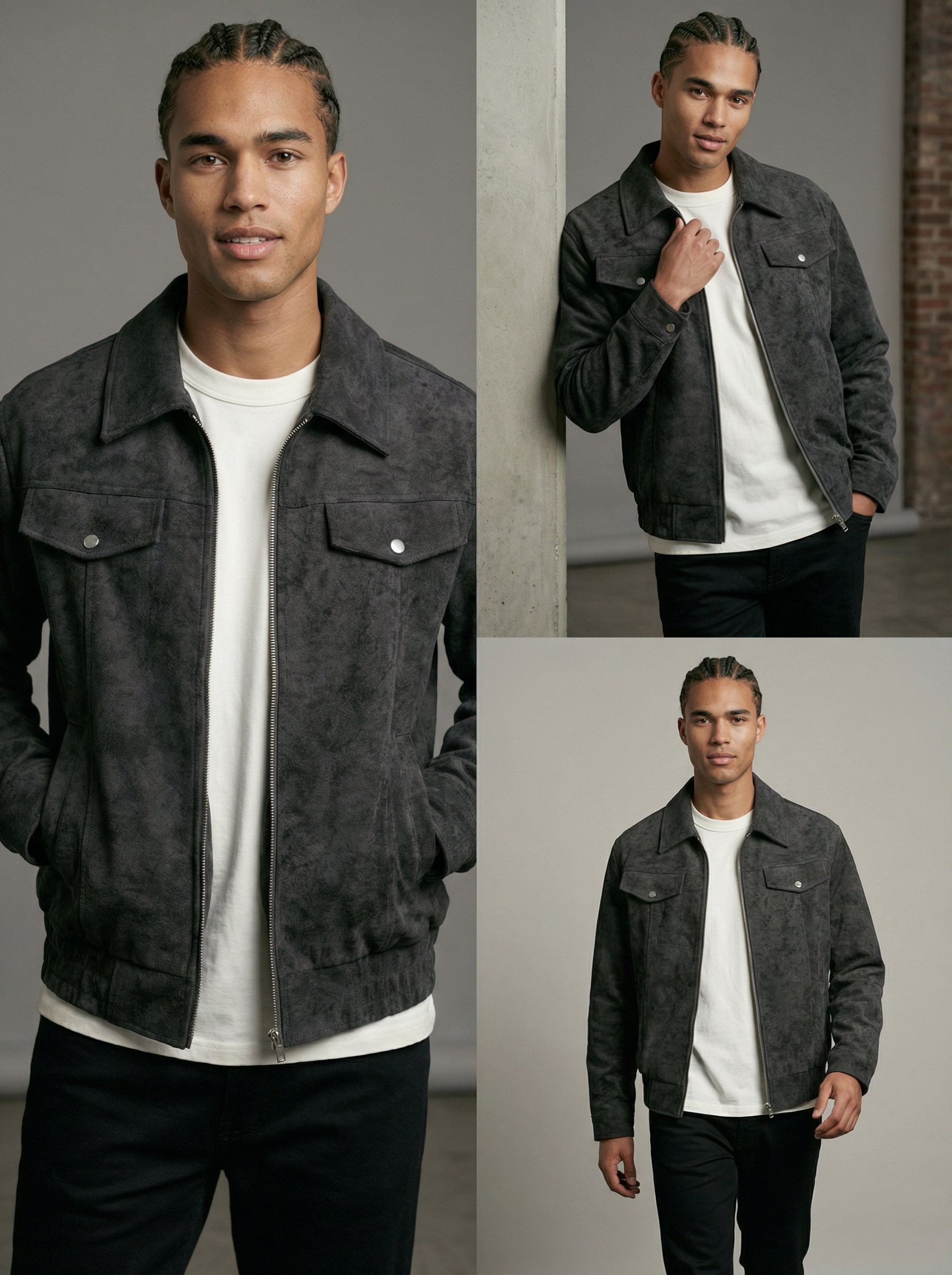 Casual Zip-Up Jacket – Loose Fit