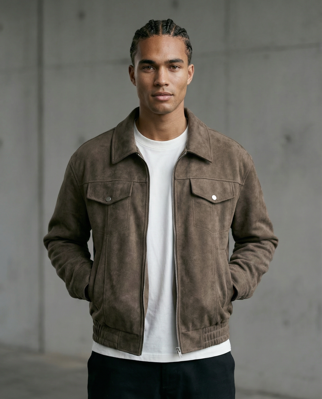 Casual Zip-Up Jacket – Loose Fit