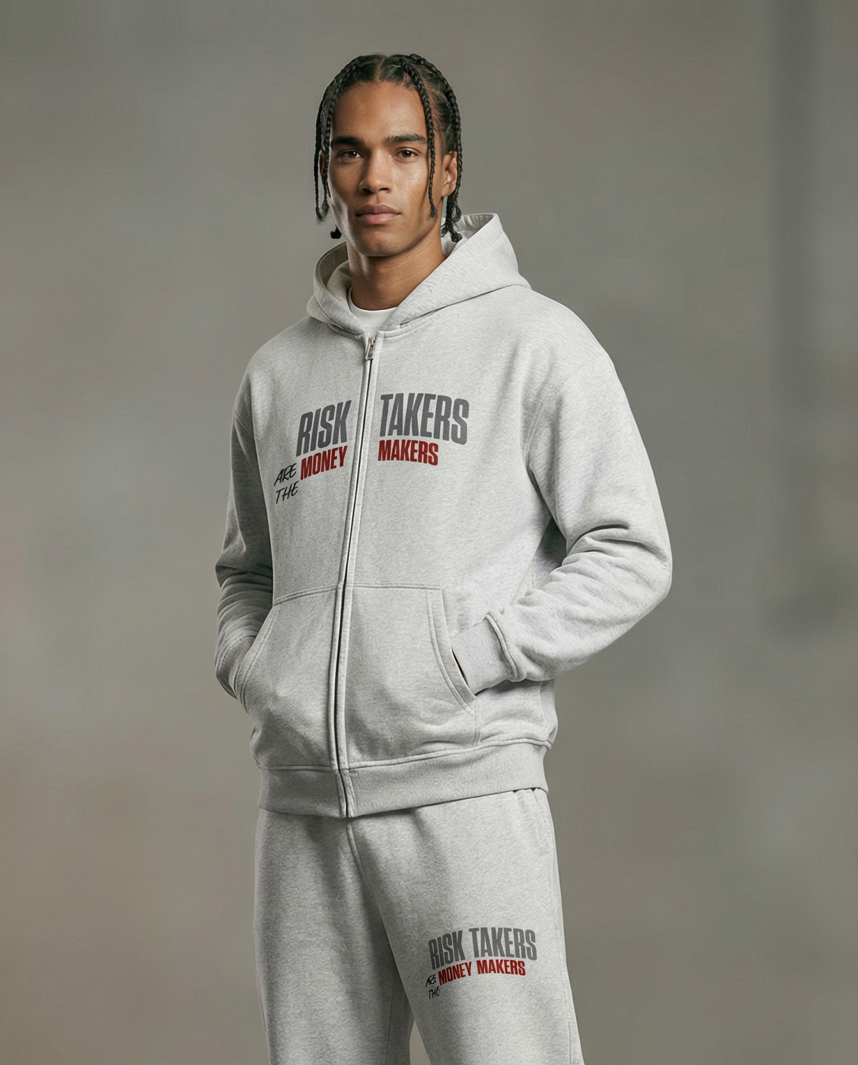 RISK TAKERS  Premium-Zipper-Hoodie