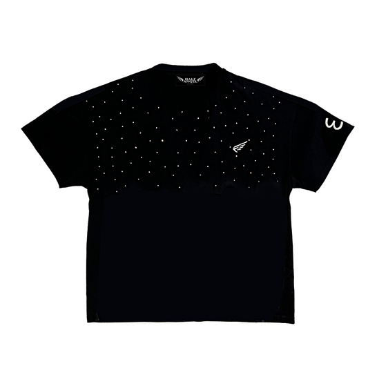 Half Angel Crystal Tee